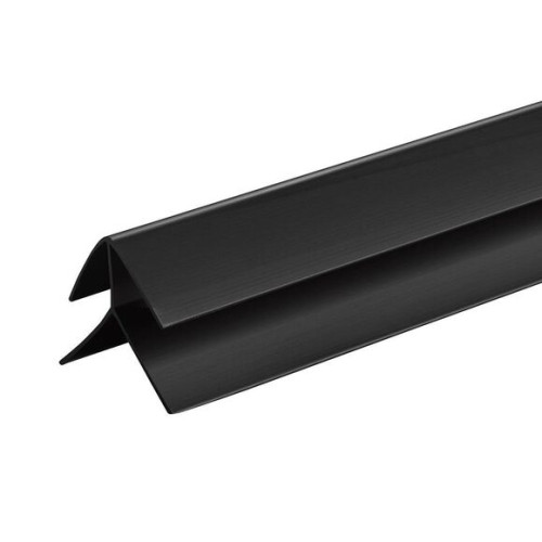 8mm Cladding External Corner Black | JTPickfords.com