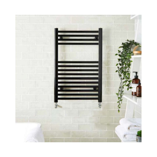 Black towel rail online 400mm