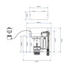 Protek Concealed Cistern with Bottom Inlet