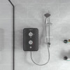 Aqualisa Gainsborough Slim Duo 8.5kW Electric Shower Piano Black