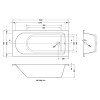 Barmby 1500mm x 700mm Single Ended Bath & Leg Set