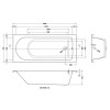 Barmby 1600mm x 700mm Single Ended Bath & Leg Set