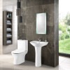 Freya Modern Rimless Short Projection Toilet + Soft Closing Seat