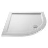 Kristal Brushed Brass 800mm Quadrant Shower Enclosure, Tray & Waste