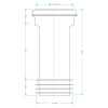 Viva Sanitary Extended Straight 'EASI-FIT' Pan Connector