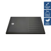 Pearlstone Slate Grey Rectangular Walk-In Shower Tray 1400mm x 800mm