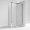 Kristal Chrome 1400mm Sliding Door 6mm Glass (1900mm)