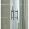 ICE Chrome Quadrant Shower Cubicle 800mm x 800mm Double Door 6mm Glass (1850mm)