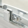 ICE Chrome 1000mm Sliding Shower Door 6mm Glass  (1850mm)