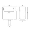 Mayford 950mm Complete Furniture Package (Lawton BTW Pan & Seat & Concealed Cistern)