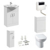 Mayford 1300mm Complete Furniture Package (Lawton BTW Pan & Seat & Concealed Cistern)